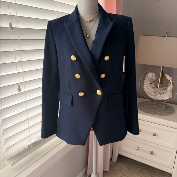 Veronica Beard miller dickey jacket with Gold Buttons - Picture 5 of 7